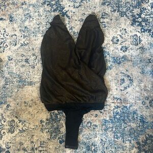 Gold Metallic Body Suit